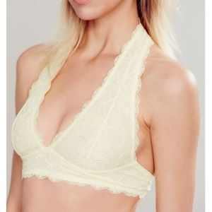 Free People Galloon Lace Halter Bra: